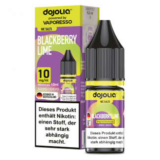Vaporesso - Dojoliq - Blackberry Lime - Nikotinsalz Liquid 10 mg/ml
