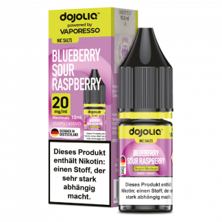 Vaporesso - Dojoliq - Blueberry Sour Raspberry - Nikotinsalz Liquid 20 mg/ml