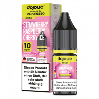 Vaporesso - Dojoliq - Strawberry Raspberry Cherry Ice - Nikotinsalz Liquid 10 mg/ml 10er Packung