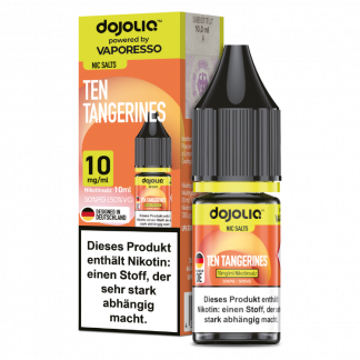 Vaporesso - Dojoliq - Ten Tangerines - Nikotinsalz Liquid 10 mg/ml 10er Packung