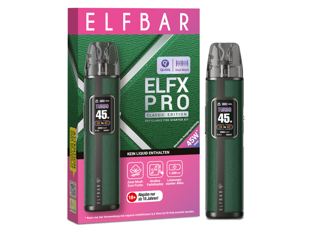 Elfbar - Elfx Pro E-Zigaretten Set Forest