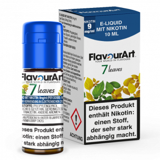 FlavourArt - 7 Leaves E-Zigaretten Liquid 9 mg/ml