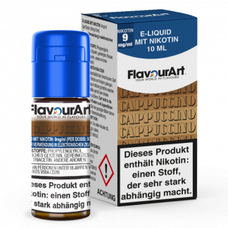 FlavourArt - Cappuccino E-Zigaretten Liquid 9 mg/ml