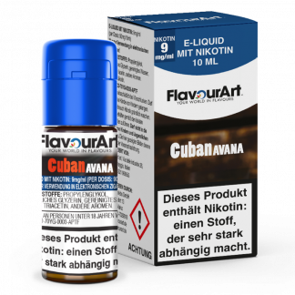 FlavourArt - Cuban Avana E-Zigaretten Liquid 9 mg/ml