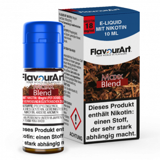 FlavourArt - Maxx-Blend E-Zigaretten Liquid 18 mg/ml 15er Packung