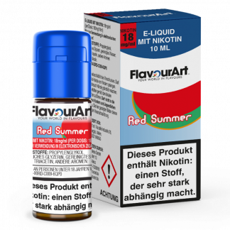 FlavourArt - Red Summer E-Zigaretten Liquid 18 mg/ml 15er Packung