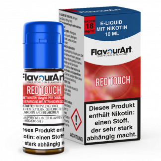 FlavourArt - Red Touch E-Zigaretten Liquid 18 mg/ml 15er Packung
