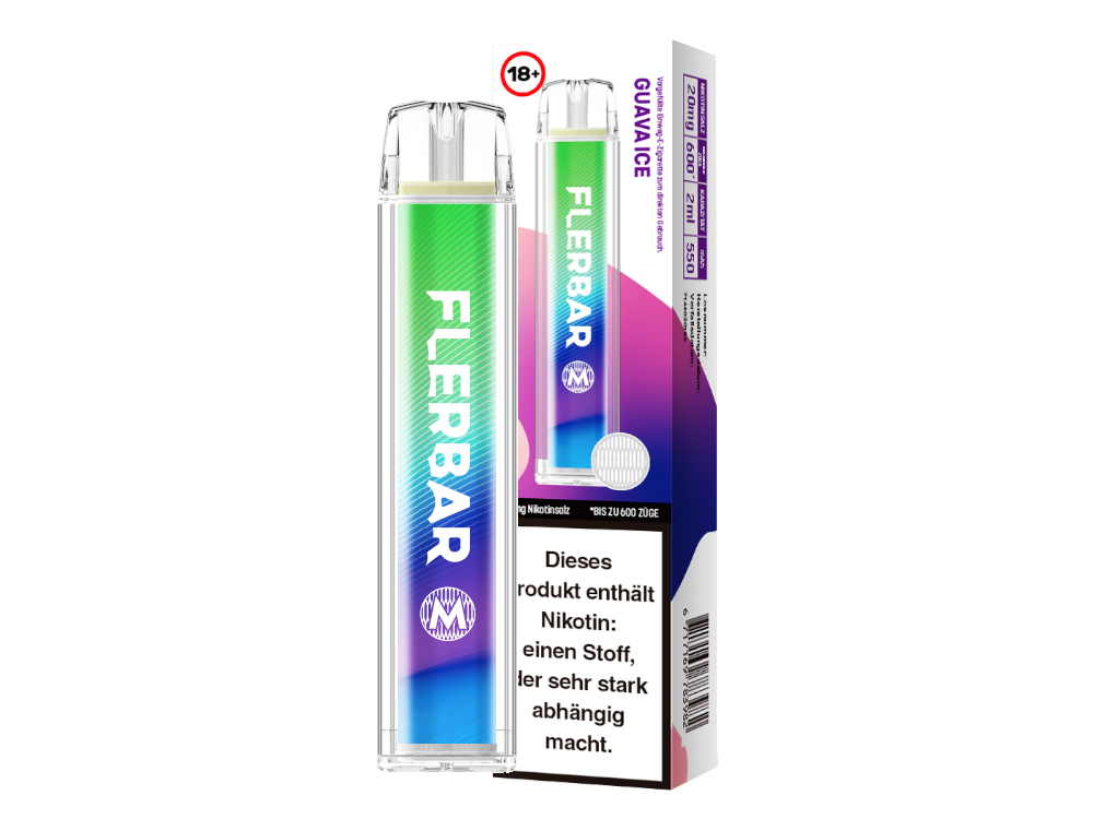 Flerbar - M Einweg E-Zigarette - Guava Ice 20 mg/ml