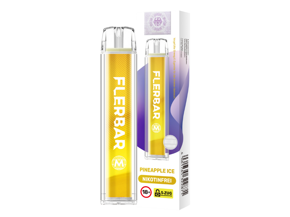 Flerbar - M Einweg E-Zigarette - Pineapple Ice 0 mg/ml