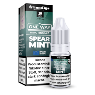 InnoCigs - One Way - Spearmint - Nikotinsalz Liquid 10 mg/ml 10er Packung