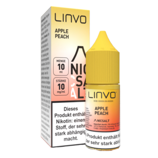 Linvo - Apple Peach - Nikotinsalz Liquid 10 mg/ml 10er Packung