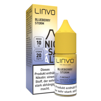 Linvo - Blueberry Storm - Nikotinsalz Liquid 20 mg/ml