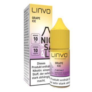 Linvo - Grape Ice - Nikotinsalz Liquid 10 mg/ml 10er Packung