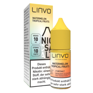 Linvo - Watermelon Tropical Fruits - Nikotinsalz Liquid 10 mg/ml 10er Packung