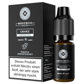Montreal Original - Chance E-Zigaretten Liquid 6 mg/ml 5er Packung