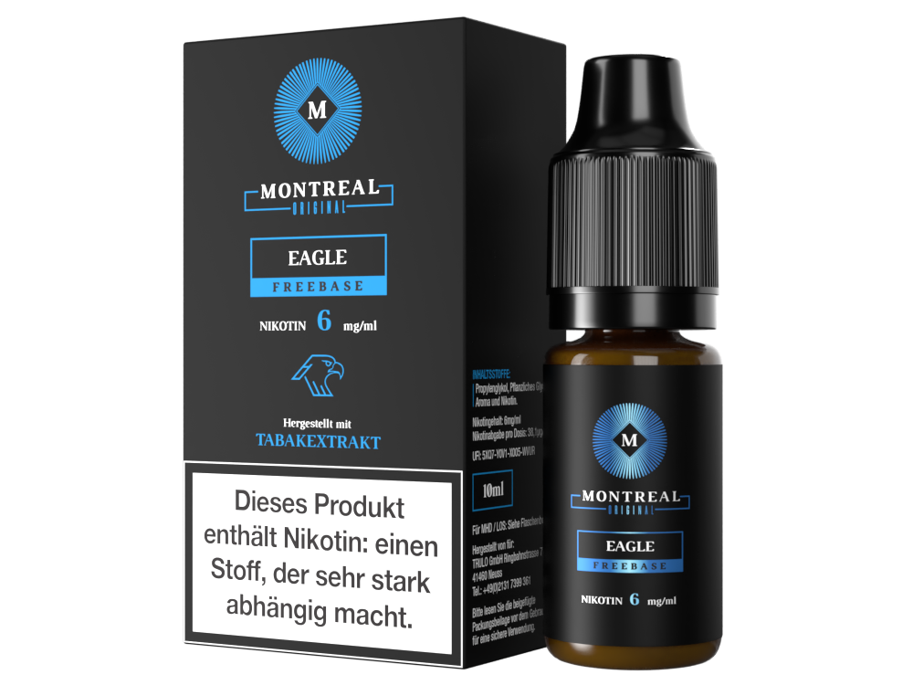Montreal Original - Eagle E-Zigaretten Liquid 6 mg/ml