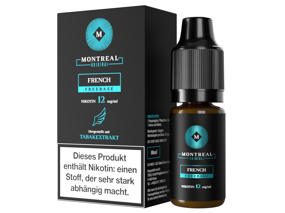Montreal Original - French E-Zigaretten Liquid 12 mg/ml 5er Packung