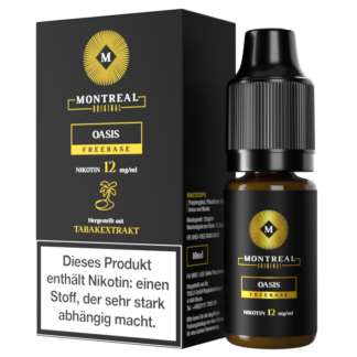 Montreal Original - Oasis E-Zigaretten Liquid 12 mg/ml 5er Packung