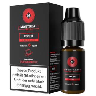 Montreal Original - Rodeo E-Zigaretten Liquid 6 mg/ml 5er Packung