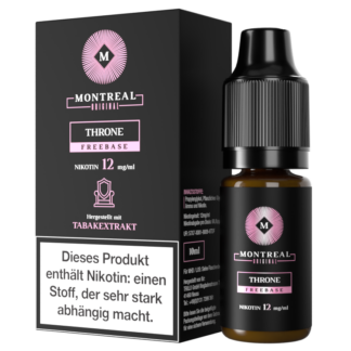 Montreal Original - Throne E-Zigaretten Liquid 12 mg/ml 5er Packung