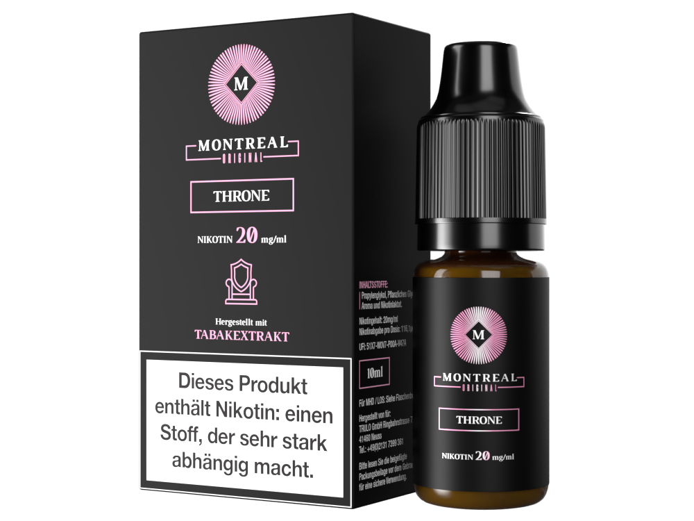 Montreal Original - Throne - Nikotinsalz Liquid 20 mg/ml