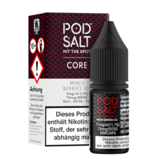 Pod Salt Core - Mixed Berries Ice - Nikotinsalz Liquid 11 mg/ml 5er Packung