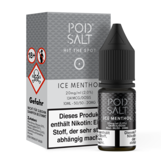 Pod Salt - Ice Menthol - Nikotinsalz Liquid 20 mg/ml 5er Packung