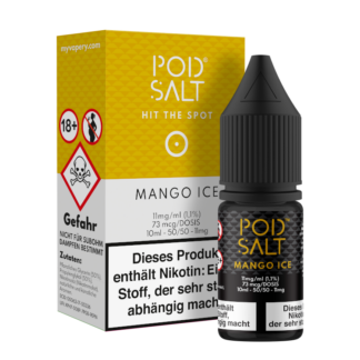Pod Salt - Mango Ice - Nikotinsalz Liquid 11 mg/ml 5er Packung