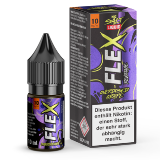 Revoltage - FLEX - Overdosed Grape - Nikotinsalz Liquid 10 mg/ml 15er Packung