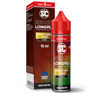 SC - Red Line - Aroma Banana Swirl Cookie 10 ml 10er Packung