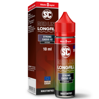 SC - Red Line - Aroma Strong Cassis V2 10 ml 10er Packung