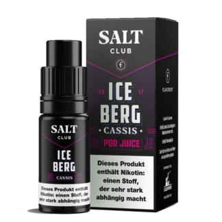 Salt Club - Flavorist Iceberg - Cassis - Nikotinsalz Liquid 10 mg/ml 10er Packung