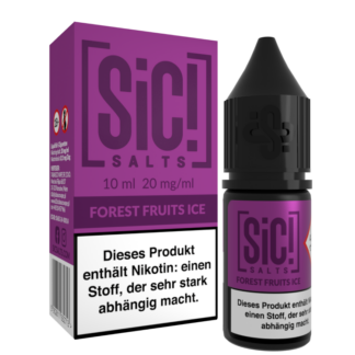 SiC! Salts - Forest Fruits Ice - Nikotinsalz Liquid 20 mg/ml 5er Packung