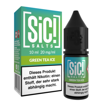 SiC! Salts - Green Tea Ice - Nikotinsalz Liquid 20 mg/ml 5er Packung