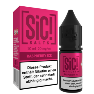 SiC! Salts - Raspberry Ice - Nikotinsalz Liquid 20 mg/ml 5er Packung
