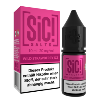 SiC! Salts - Wild Strawberry Ice - Nikotinsalz Liquid 20 mg/ml 5er Packung