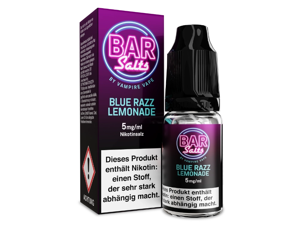 Vampire Vape - Bar Salts - Blue Razz Lemonade - Nikotinsalz Liquid 5 mg/ml 10er Packung
