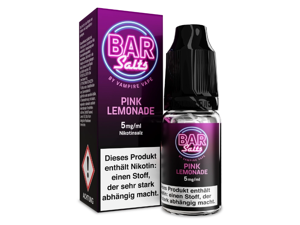 Vampire Vape - Bar Salts - Pink Lemonade - Nikotinsalz Liquid 5 mg/ml