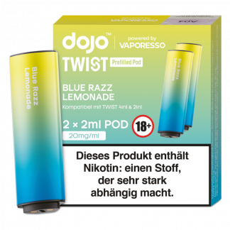 Vaporesso - Dojo - Twist Pod Blue Razz Lemonade 20 mg/ml (2 Stück pro Packung) 10er Packung