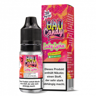 Bad Candy Liquids - Lucky Lychee - Nikotinsalz Liquid 20 mg/ml 10er Packung