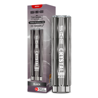 SKE - Crystal Plus MAX Akku 850 mAh schwarz 10er Packung