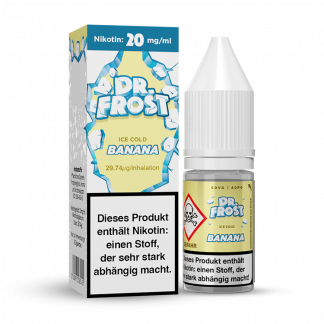 Dr. Frost - Ice Cold - Banana - Nikotinsalz Liquid 20 mg/ml 10er Packung