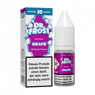 Dr. Frost - Ice Cold - Grape - Nikotinsalz Liquid 20 mg/ml 10er Packung