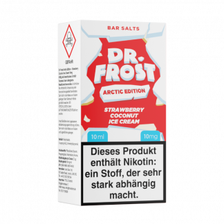 Dr. Frost - Arctic Edition - Strawberry Coconut Ice Cream - Nikotinsalz Liquid 10 mg/ml 5er Packung