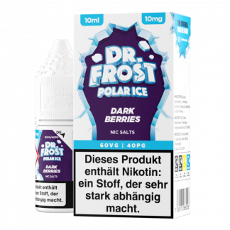 Dr. Frost - Polar Ice - Dark Berries - Nikotinsalz Liquid 10 mg/ml 5er Packung
