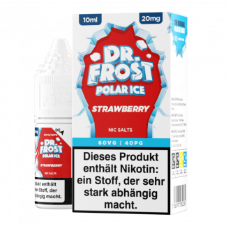 Dr. Frost - Polar Ice - Strawberry - Nikotinsalz Liquid 20 mg/ml 5er Packung