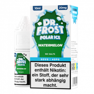 Dr. Frost - Polar Ice - Watermelon - Nikotinsalz Liquid 20 mg/ml 5er Packung
