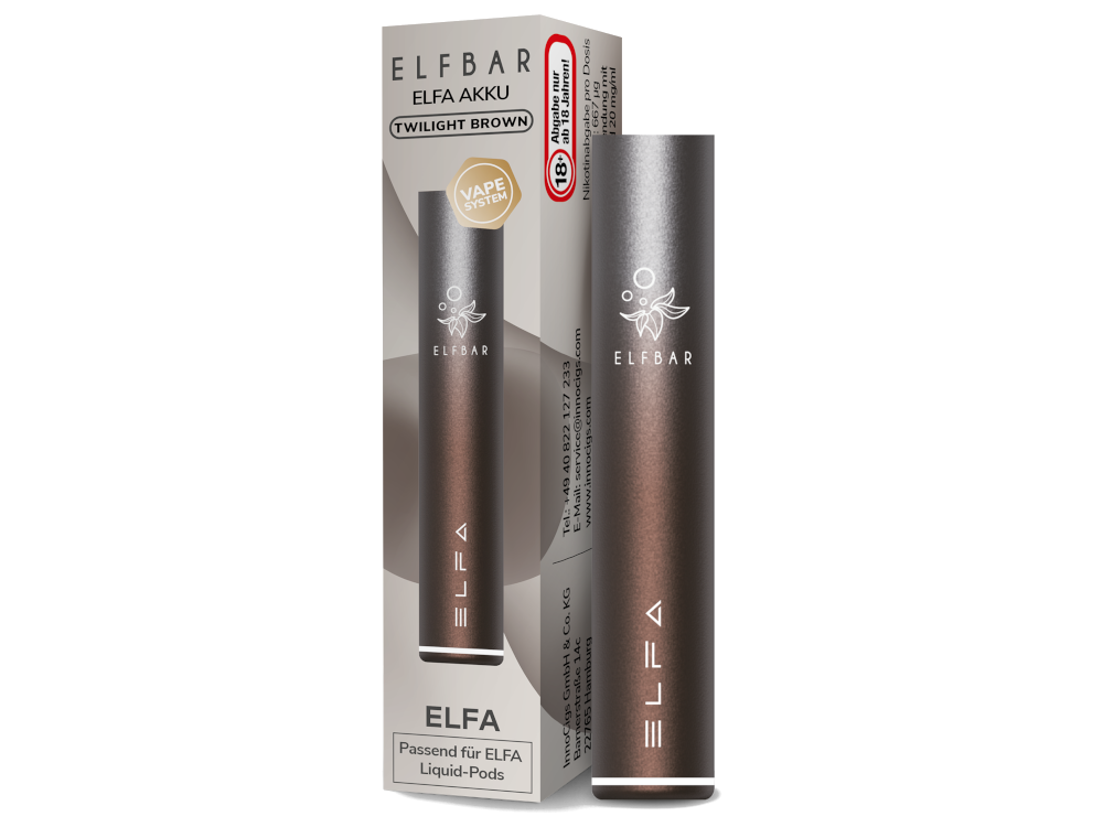 Elfbar - Elfa Akku 500 mAh braun-silber