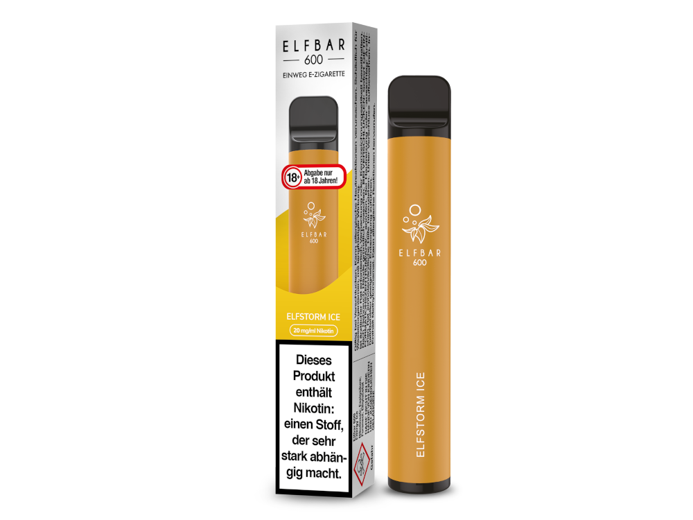 Elfbar - 600 Einweg E-Zigarette - Elfstorm Ice 20 mg/ml