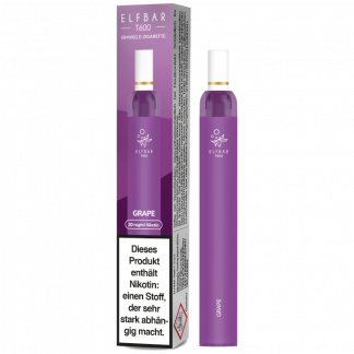 Elfbar - T600 Einweg E-Zigarette - Grape 20 mg/ml